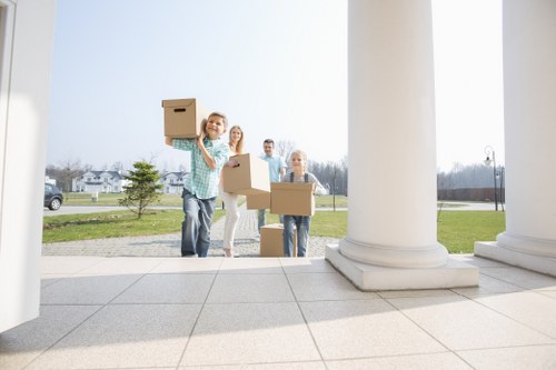 Careful packing supplies used for removals in Stjohnswood