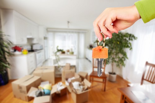 Fragile item packing with protective materials