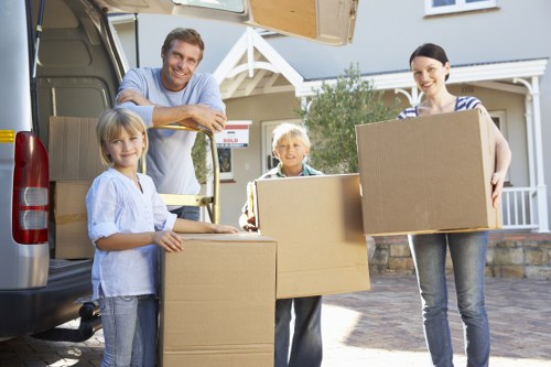 Organised packing and loading during removals in St Johns Wood