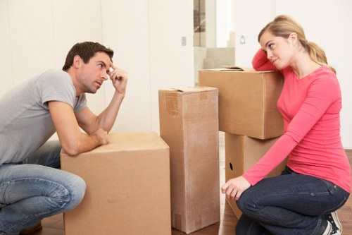 Safe loading of household items into a moving truck in Stjohnswood
